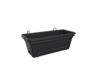green basics balkonkasten xl allin1 55cm living schwarz